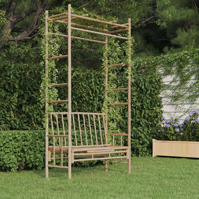 Acquista Panca da Giardino con Pergola 116 cm in Bambù con riferimento GHV-341742 della ditta GARDENHOME