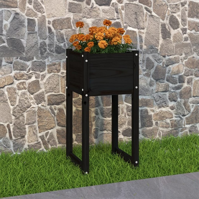 Acquista Fioriera Bianca 40x40x81 cm in Legno Massello di Pino con riferimento GHV-822130 della ditta GARDENHOME