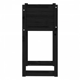 Acquista Fioriere 2 pz Nero 40x40x81 cm in Legno Massello di Pino con riferimento GHV-822131 della ditta GARDENHOME