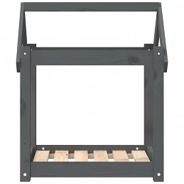 Acquista Cuccia per Cani Grigia 61x50x70 cm in Legno Massello di Pino con riferimento GHV-822199 della ditta GARDENHOME