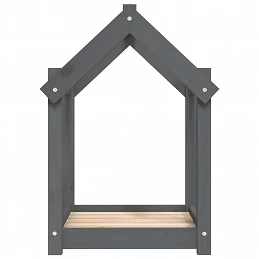 Acquista Cuccia per Cani Grigia 61x50x70 cm in Legno Massello di Pino con riferimento GHV-822199 della ditta GARDENHOME