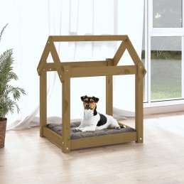 Acquista Cuccia per Cani Miele 61x50x70 cm in Legno Massello di Pino con riferimento GHV-822200 della ditta GARDENHOME