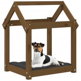 Acquista Cuccia per Cani Miele 61x50x70 cm in Legno Massello di Pino con riferimento GHV-822200 della ditta GARDENHOME