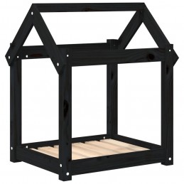 Acquista Cuccia per Cani Nera 61x50x70 cm in Legno Massello di Pino con riferimento GHV-822201 della ditta GARDENHOME