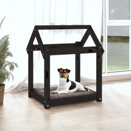 Acquista Cuccia per Cani Nera 61x50x70 cm in Legno Massello di Pino con riferimento GHV-822201 della ditta GARDENHOME