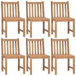 Acquista Sedie da Giardino 6 pz con Cuscini in Legno Massello di Teak con riferimento GHV-3073132 della ditta GARDENHOME