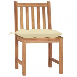 Acquista Sedie da Giardino 6 pz con Cuscini in Legno Massello di Teak con riferimento GHV-3073132 della ditta GARDENHOME
