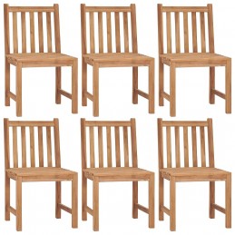 Acquista Sedie da Giardino 6 pz con Cuscini in Legno Massello di Teak con riferimento GHV-3073134 della ditta GARDENHOME