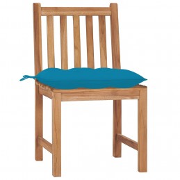 Acquista Sedie da Giardino 6 pz con Cuscini in Legno Massello di Teak con riferimento GHV-3073134 della ditta GARDENHOME