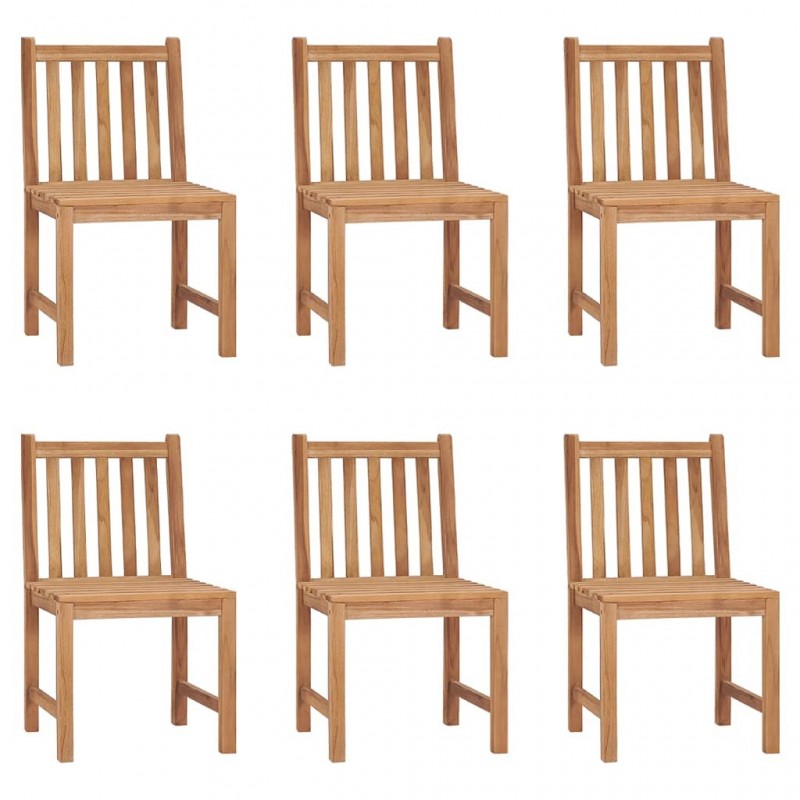 Acquista Sedie da Giardino 6 pz in Legno Massello di Teak con riferimento GHV-3073086 della ditta GARDENHOME