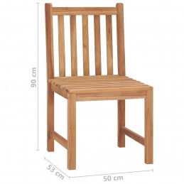 Acquista Sedie da Giardino 6 pz in Legno Massello di Teak con riferimento GHV-3073086 della ditta GARDENHOME