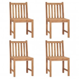 Acquista Sedie da Giardino 4 pz con Cuscini in Legno Massello di Teak con riferimento GHV-3073089 della ditta GARDENHOME