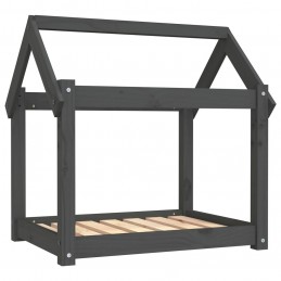 Acquista Cuccia per Cani Grigia 71x55x70 cm in Legno Massello di Pino con riferimento GHV-822204 della ditta GARDENHOME