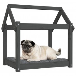 Acquista Cuccia per Cani Grigia 71x55x70 cm in Legno Massello di Pino con riferimento GHV-822204 della ditta GARDENHOME