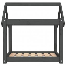 Acquista Cuccia per Cani Grigia 71x55x70 cm in Legno Massello di Pino con riferimento GHV-822204 della ditta GARDENHOME