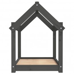Acquista Cuccia per Cani Grigia 71x55x70 cm in Legno Massello di Pino con riferimento GHV-822204 della ditta GARDENHOME