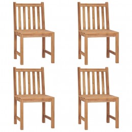 Acquista Sedie da Giardino 4 pz con Cuscini in Legno Massello di Teak con riferimento GHV-3073112 della ditta GARDENHOME