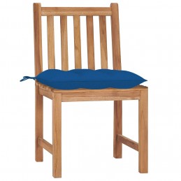 Acquista Sedie da Giardino 4 pz con Cuscini in Legno Massello di Teak con riferimento GHV-3073113 della ditta GARDENHOME