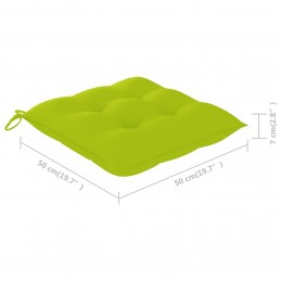 Acquista Sedie da Giardino 4 pz con Cuscini in Legno Massello di Teak con riferimento GHV-3073114 della ditta GARDENHOME