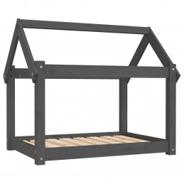 Acquista Cuccia per Cani Grigia 81x60x70 cm in Legno Massello di Pino con riferimento GHV-822209 della ditta GARDENHOME