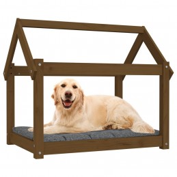 Acquista Cuccia per Cani Miele 81x60x70 cm in Legno Massello di Pino con riferimento GHV-822210 della ditta GARDENHOME