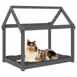 Acquista Cuccia per Cani Grigia 101x70x90 cm in Legno Massello di Pino con riferimento GHV-822214 della ditta GARDENHOME