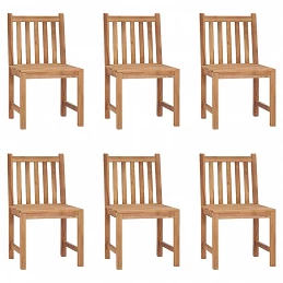 Acquista Sedie da Giardino 6 pz con Cuscini in Legno Massello di Teak con riferimento GHV-3073117 della ditta GARDENHOME