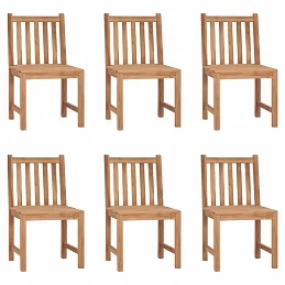 Acquista Sedie da Giardino 6 pz con Cuscini in Legno Massello di Teak con riferimento GHV-3073119 della ditta GARDENHOME