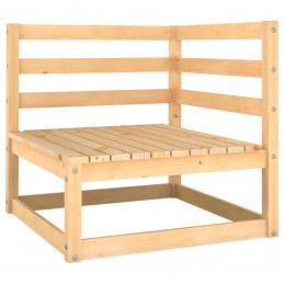 Acquista Divano Angolare da Giardino con Cuscini Grigio Massello di Pino con riferimento GHV-805715 della ditta GARDENHOME