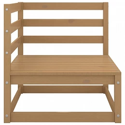 Acquista Divano Angolare da Giardino con Cuscini Crema Massello di Pino con riferimento GHV-805718 della ditta GARDENHOME