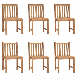 Acquista Sedie da Giardino 6 pz con Cuscini in Legno Massello di Teak con riferimento GHV-3073123 della ditta GARDENHOME