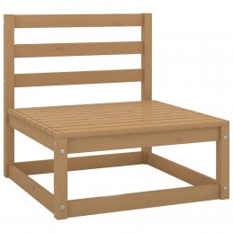 Acquista Divano Centrale da Giardino con Cuscini Crema Massello di Pino con riferimento GHV-805723 della ditta GARDENHOME