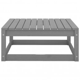 Acquista Sgabello da Giardino con Cuscino Grigio Legno Massello di Pino con riferimento GHV-805727 della ditta GARDENHOME