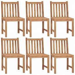 Acquista Sedie da Giardino 6 pz con Cuscini in Legno Massello di Teak con riferimento GHV-3073138 della ditta GARDENHOME
