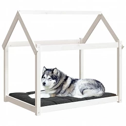 Acquista Cuccia per Cani Bianca 111x80x100 cm in Legno Massello di Pino con riferimento GHV-822218 della ditta GARDENHOME