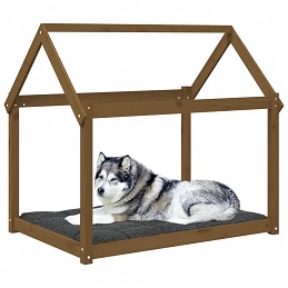 Acquista Cuccia per Cani Miele 111x80x100 cm in Legno Massello di Pino con riferimento GHV-822220 della ditta GARDENHOME