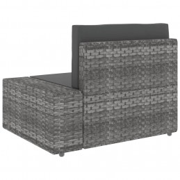 Acquista Set Divani da Giardino 3 pz in Polyrattan Grigio con riferimento GHV-49527 della ditta GARDENHOME