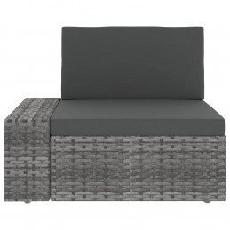 Acquista Set Divani da Giardino 3 pz in Polyrattan Grigio con riferimento GHV-49527 della ditta GARDENHOME