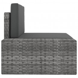 Acquista Set Divani da Giardino 3 pz in Polyrattan Grigio con riferimento GHV-49527 della ditta GARDENHOME