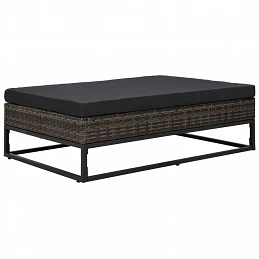 Acquista Set Divani da Giardino 5 pz con Cuscini in Polyrattan Grigio con riferimento GHV-49531 della ditta GARDENHOME