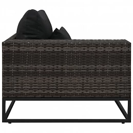 Acquista Set Divani da Giardino 5 pz con Cuscini in Polyrattan Grigio con riferimento GHV-49531 della ditta GARDENHOME