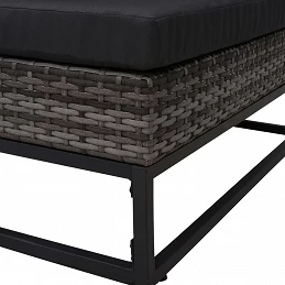 Acquista Set Divani da Giardino 5 pz con Cuscini in Polyrattan Grigio con riferimento GHV-49531 della ditta GARDENHOME