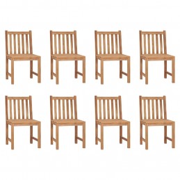 Acquista Sedie da Giardino con Cuscini 8 pz in Legno Massello di Teak con riferimento GHV-3073146 della ditta GARDENHOME