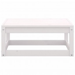 Acquista Poggiapiedi da Giardino con Cuscini 2 pz Bianchi in Legno Pino con riferimento GHV-805741 della ditta GARDENHOME