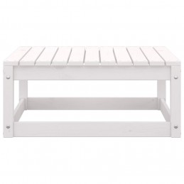 Acquista Poggiapiedi da Giardino con Cuscini 2 pz Bianchi in Legno Pino con riferimento GHV-805741 della ditta GARDENHOME