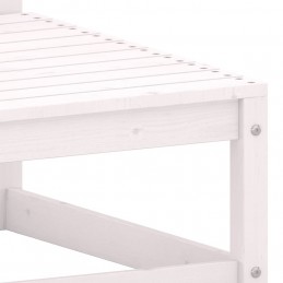 Acquista Poggiapiedi da Giardino con Cuscini 2 pz Bianchi in Legno Pino con riferimento GHV-805741 della ditta GARDENHOME