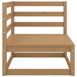 Acquista Set Divani da Giardino 2 pz Cuscini Marrone Miele Pino Massello con riferimento GHV-805748 della ditta GARDENHOME