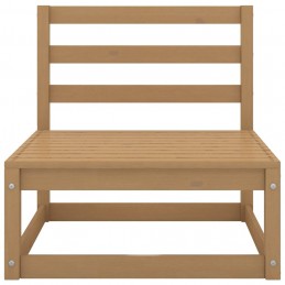 Acquista Set Divani da Giardino 2 pz Cuscini Marrone Miele Pino Massello con riferimento GHV-805748 della ditta GARDENHOME