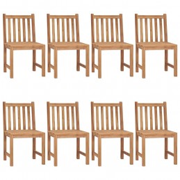 Acquista Sedie da Giardino con Cuscini 8 pz in Legno Massello di Teak con riferimento GHV-3073160 della ditta GARDENHOME