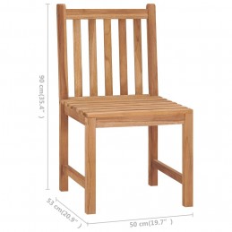 Acquista Sedie da Giardino con Cuscini 8 pz in Legno Massello di Teak con riferimento GHV-3073160 della ditta GARDENHOME